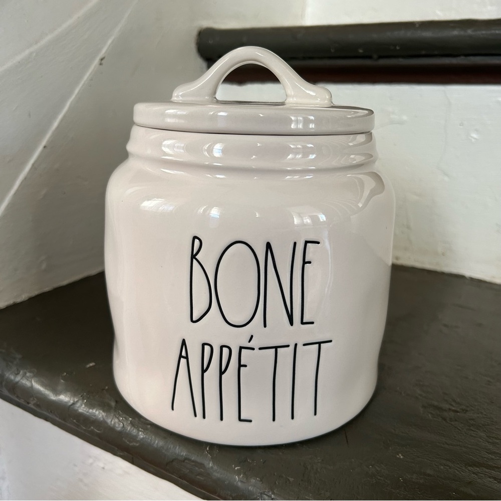 Rae Dunn BONE APPETIT Canister